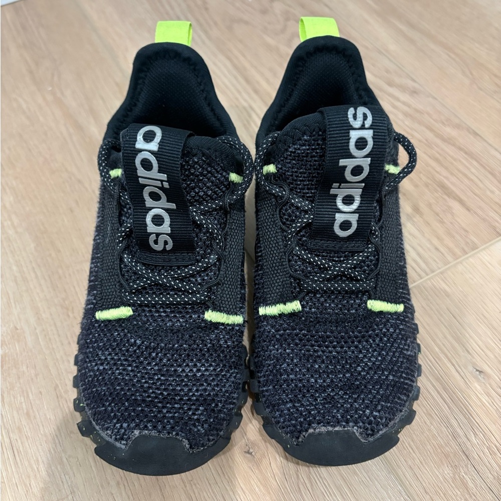 adidas Kids Black Slip-On Knit Sneakers | size 10K